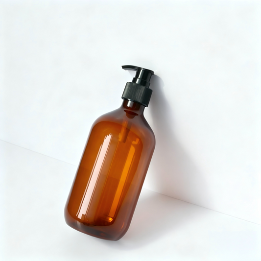 300ml 400ml 500ml Round PET Lotion Pump Bottle | Shampoo Body Wash Dispenser | OEM