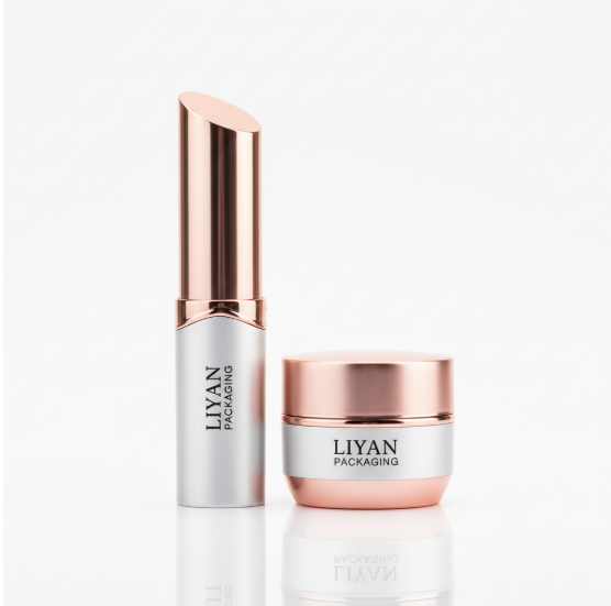 Luxury Lipstick Tube & Lip Balm Jar Set