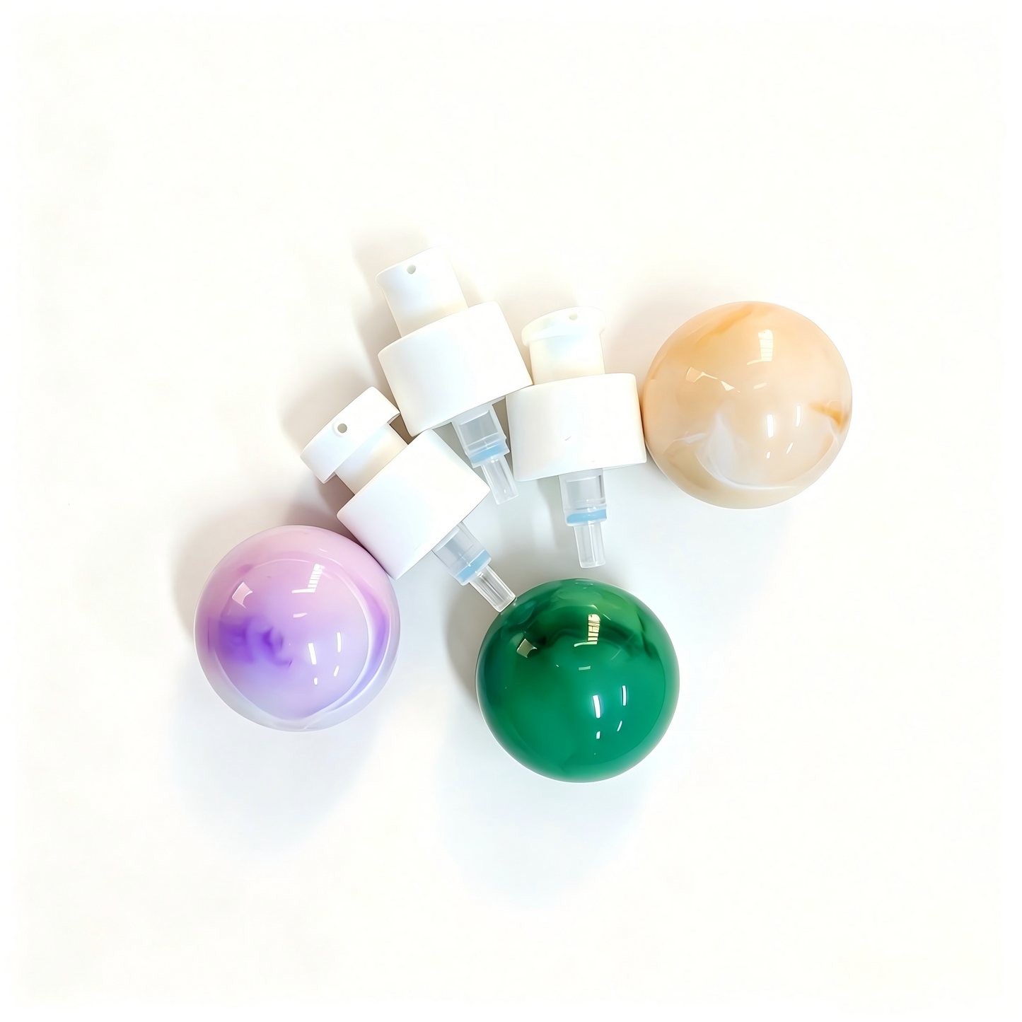 Lotion Pump 24/410 Round Ball | Stone Texture | OEM