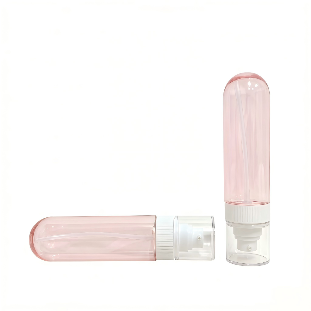 120ml Inverted Lotion Bottle | PET Cosmetic Dispenser Travel Refillable Container