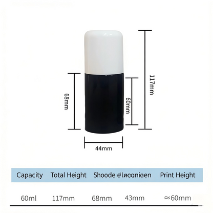 60ml Thick-Wall PETG Lotion Pump & Spray Bottle | Serum Essence Travel Refill | OEM