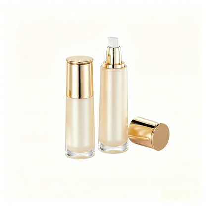Complete Acrylic Skincare Packaging Set | Toner Lotion Serum Cream Jar | OEM