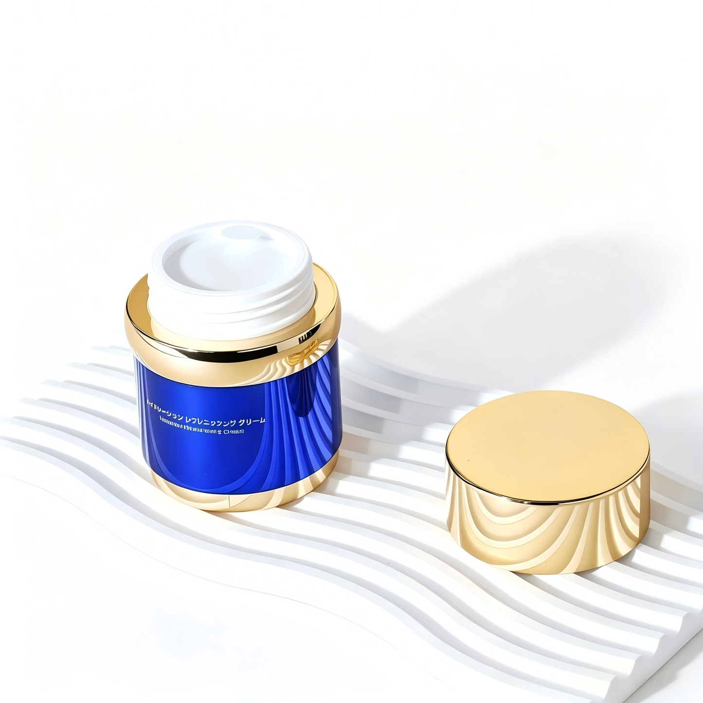 Acrylic Toner Lotion Bottle & Cream Jar Set | OEM Skincare Packaging