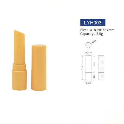 LIYAN Angled-Cut Matte Lipstick Tube LYH003 | OEM Makeup Packaging