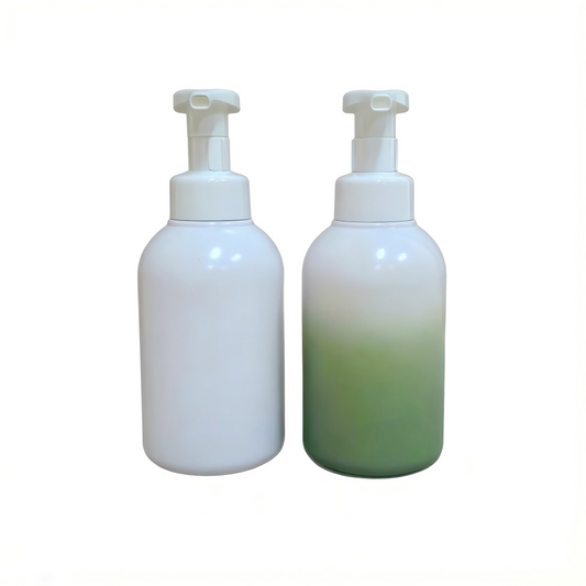 600ml Large Capacity PET Foam Pump Bottle | Kids Body Wash Foaming Cleanser Bottle | OEM