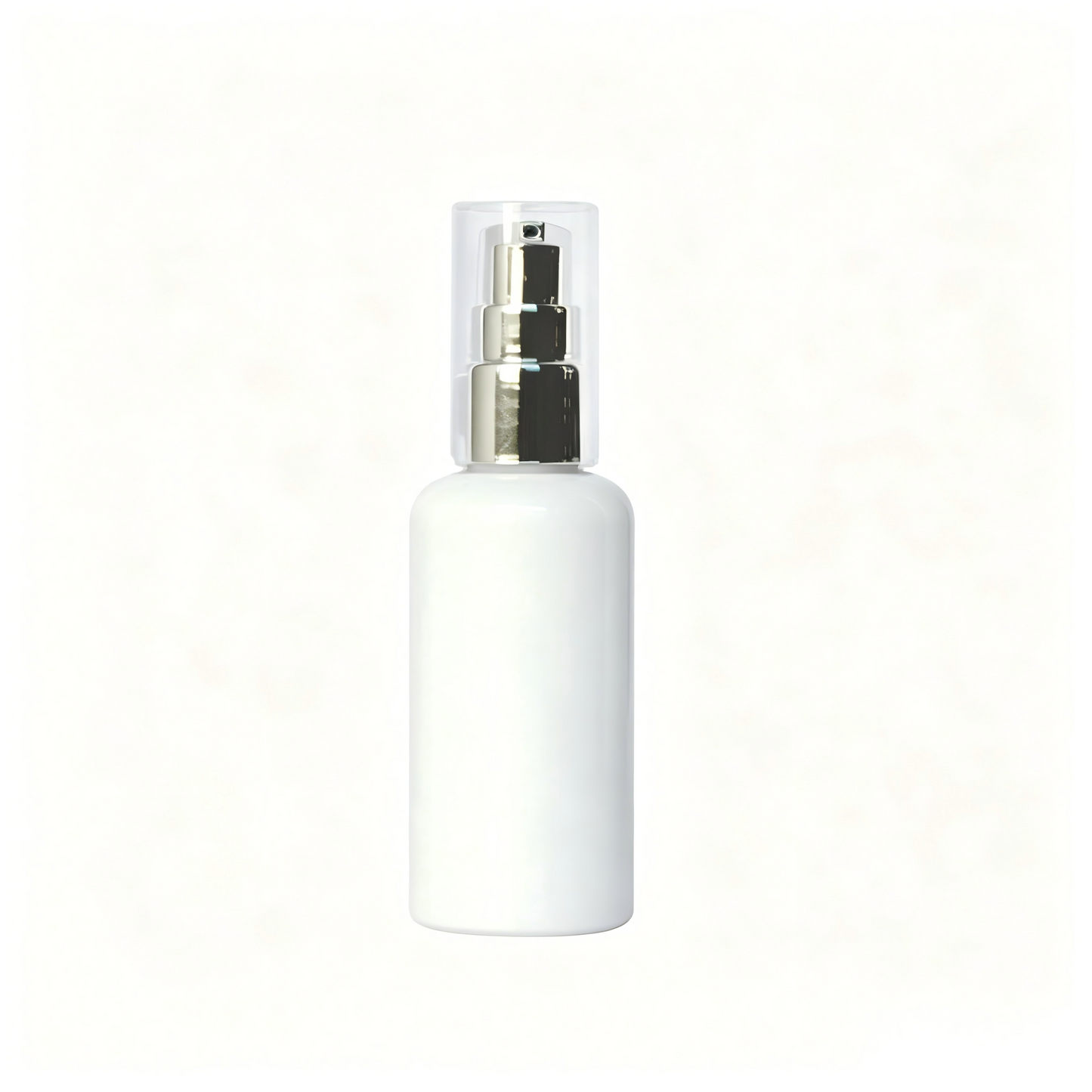 30ml 40ml 50ml Mini Round Shoulder PET Lotion Pump Bottle | Serum Essence Travel Bottle | OEM