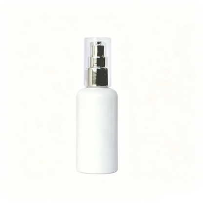 30ml 40ml 50ml Mini Round Shoulder PET Lotion Pump Bottle | Serum Essence Travel Bottle | OEM