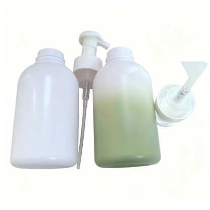 600ml Large Capacity PET Foam Pump Bottle | Kids Body Wash Foaming Cleanser Bottle | OEM