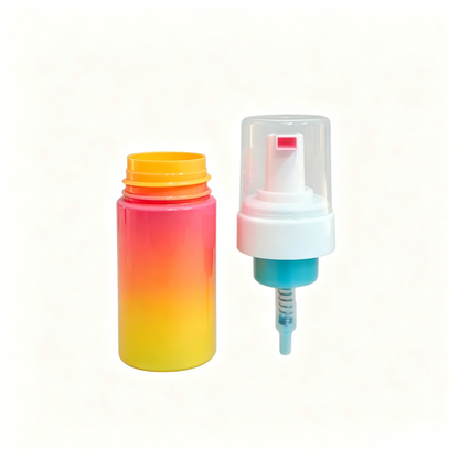 100ml–200ml Pastel PET Foam Pump Bottle | Foaming Facial Cleanser Mousse Bottle | OEM