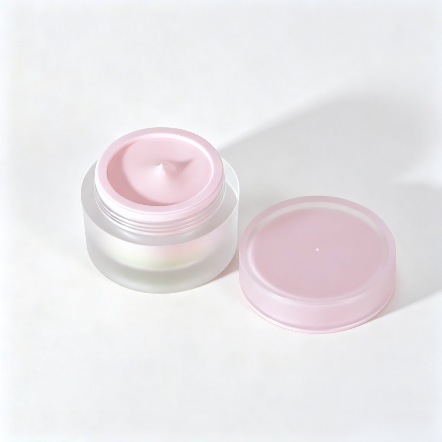 Iridescent Pearl Acrylic Cream Jar | OEM Cosmetic Packaging