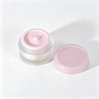 Iridescent Pearl Acrylic Cream Jar | OEM Cosmetic Packaging