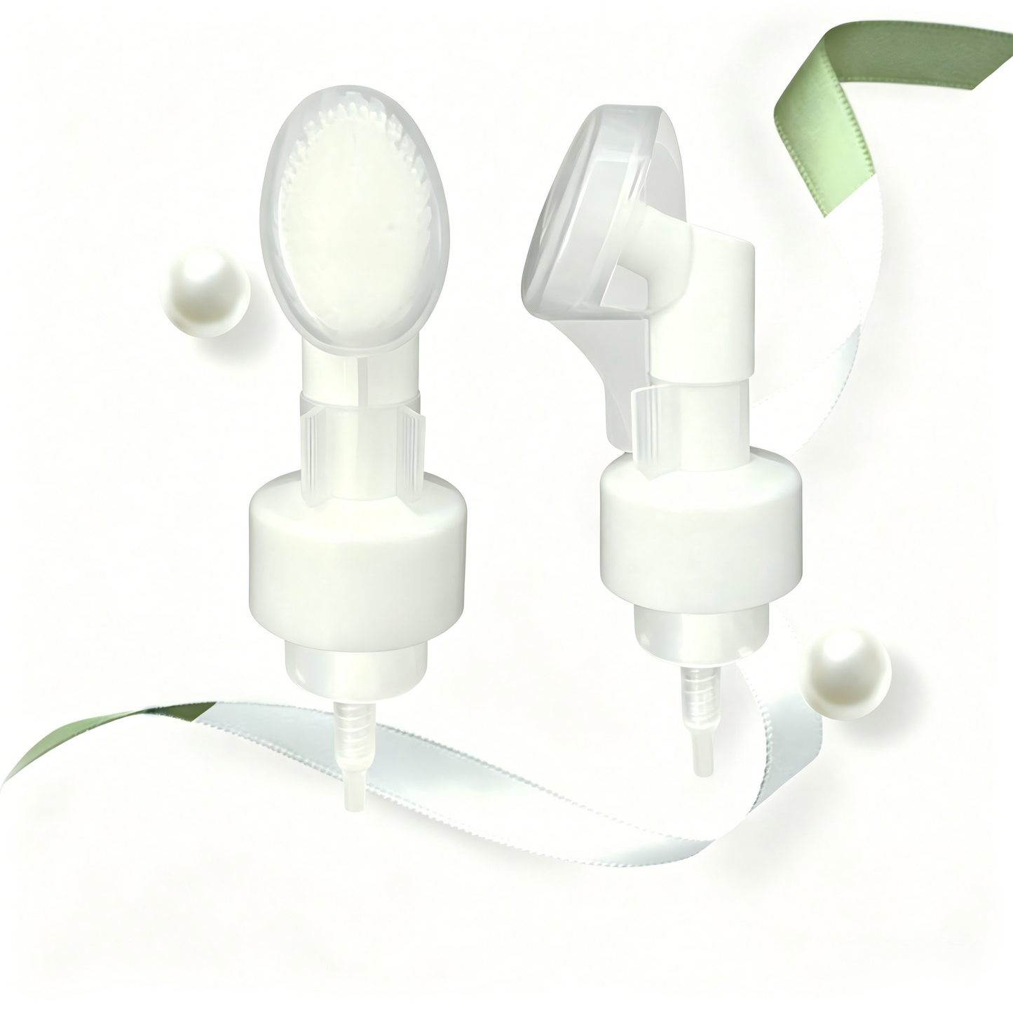 2-in-1 Silicone Brush Foam Pump 43/400 | OEM Custom