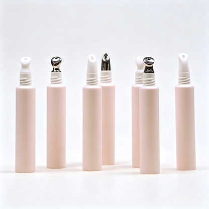 Slim Cylinder Lotion Pump Bottle with Clear Cap – Custom Cosmetic Packaging