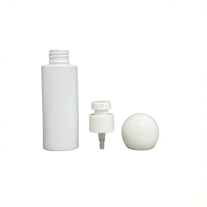 100ml 120ml 150ml Round Ball Cap PET Lotion Pump Bottle | Serum Essence Cosmetic Dispenser | OEM