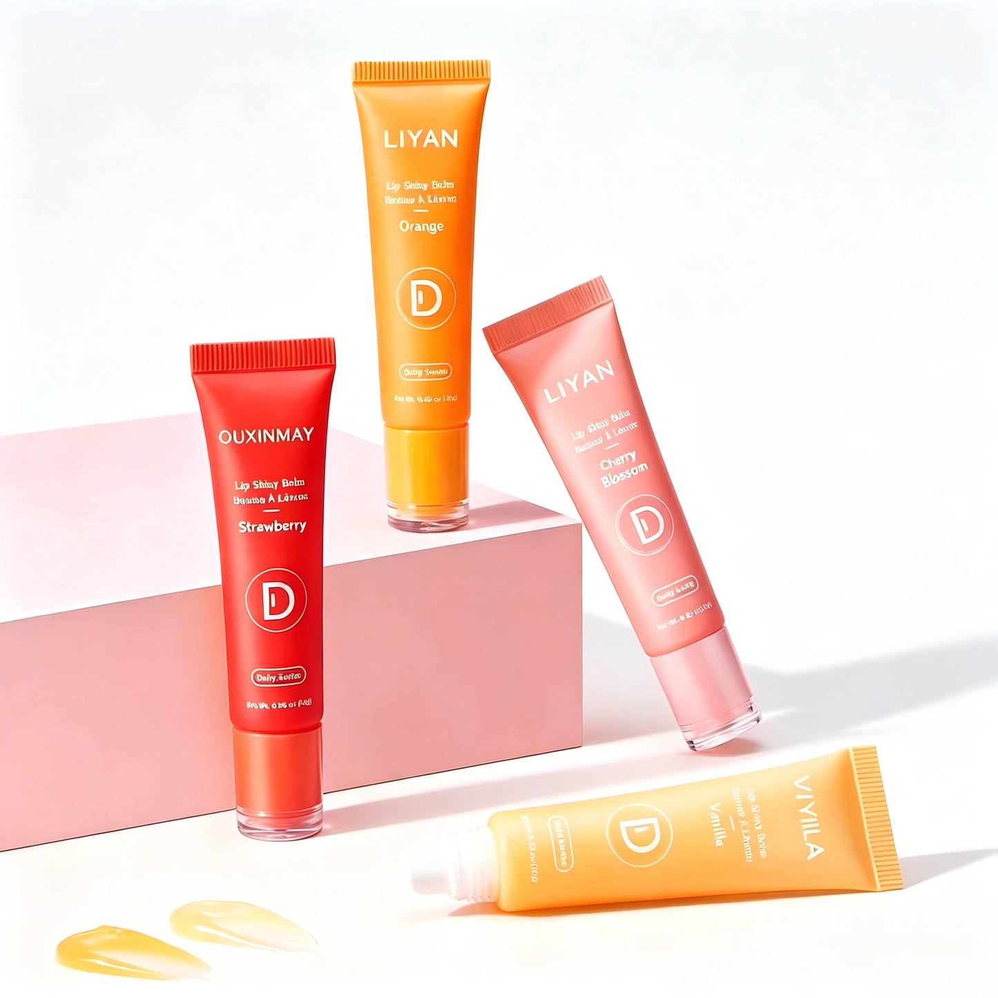 LIYAN Lip Shiny Balm – Daily Series Multi-Flavor Collection