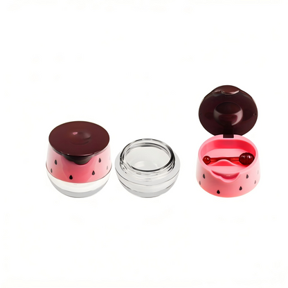 Novelty Lip Gloss Jar | Watermelon & Honey Bee Design with Applicator | Plastic | Liyan