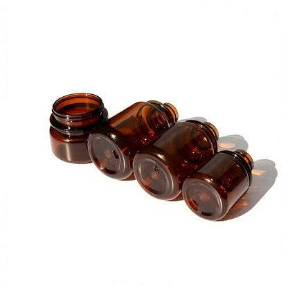 Amber Skincare Bottle Set 30g-100ml | OEM Custom