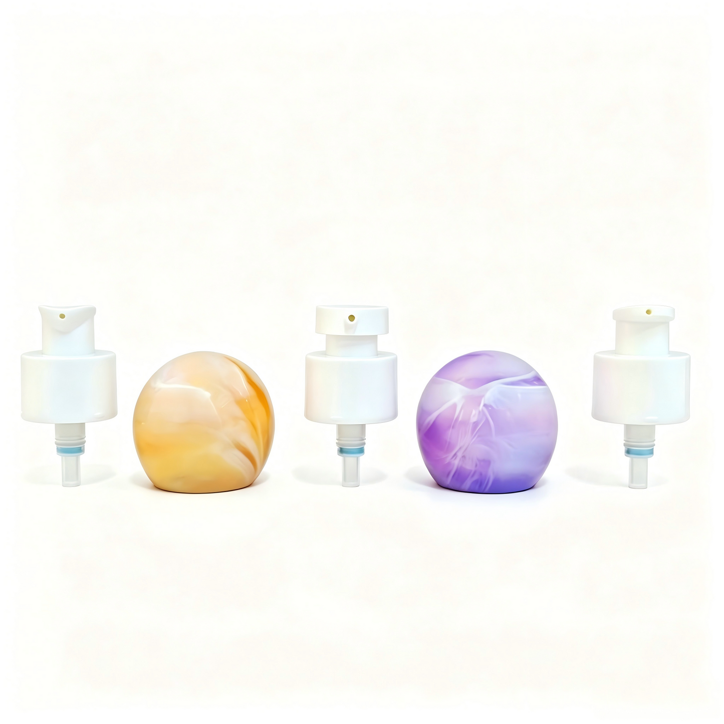 Lotion Pump 24/410 Round Ball | Stone Texture | OEM