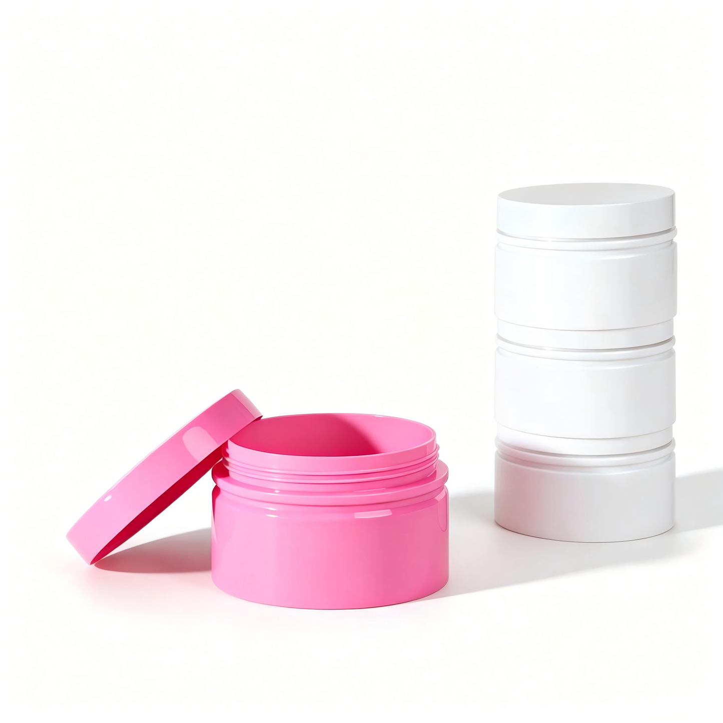 Plastic Cream Jar | OEM Cosmetic Packaging for Face Cream & Moisturizer