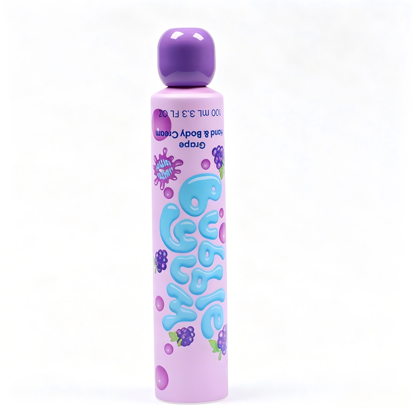 Fruit-Scented Hand & Body Cream Tube with Round Ball Cap – Custom Cosmetic Packaging