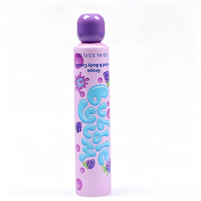 Fruit-Scented Hand & Body Cream Tube with Round Ball Cap – Custom Cosmetic Packaging