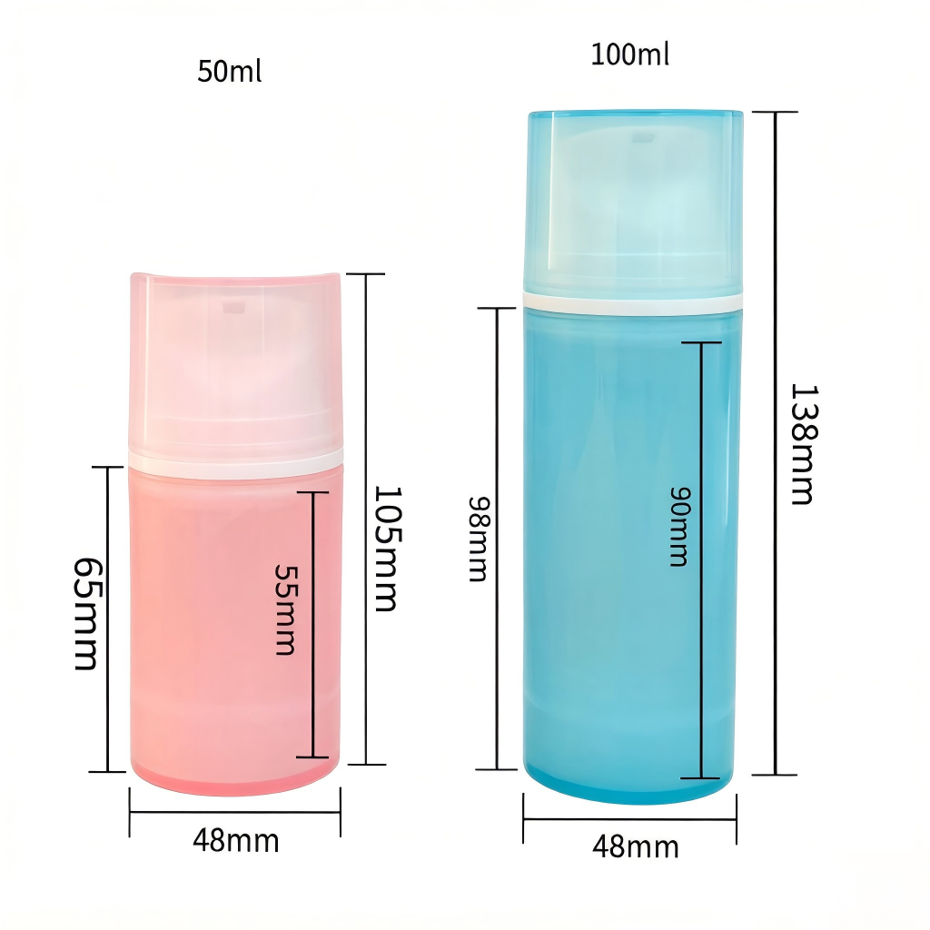 PP Airless Vacuum Pump Bottles | 50ml & 100ml