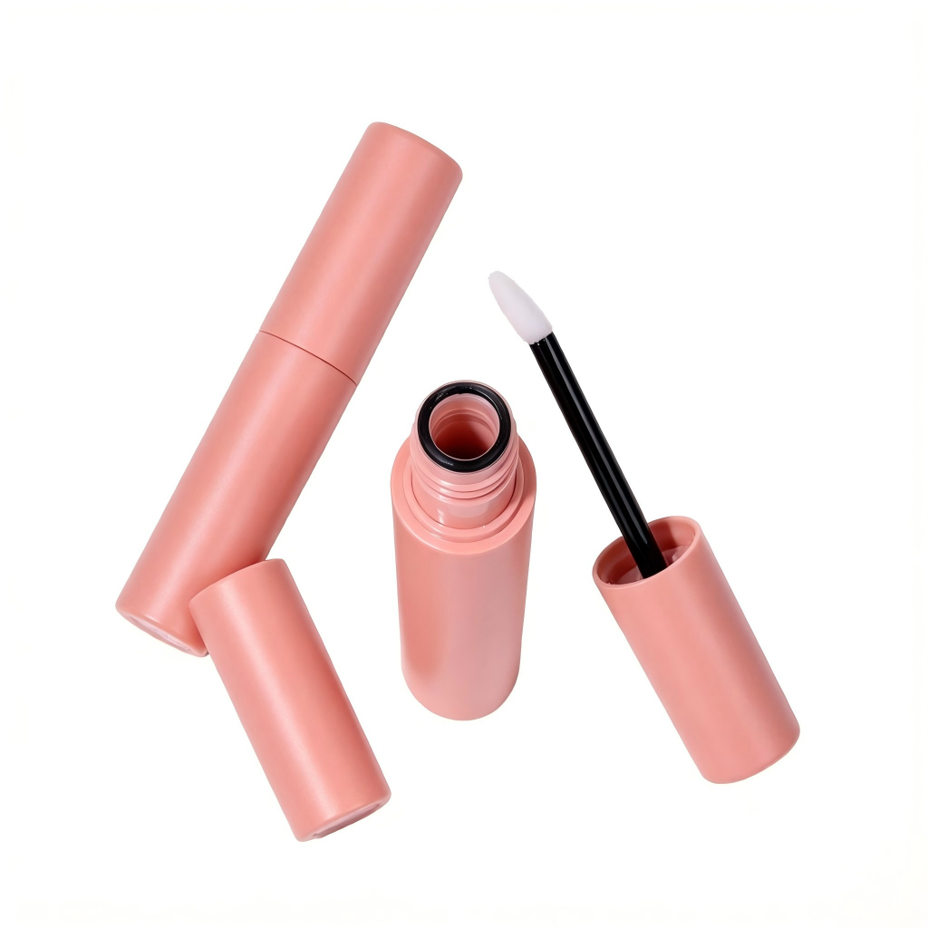 LIYAN Matte Cylinder Lip Gloss Tube LYH005 | OEM Lip Makeup Packaging