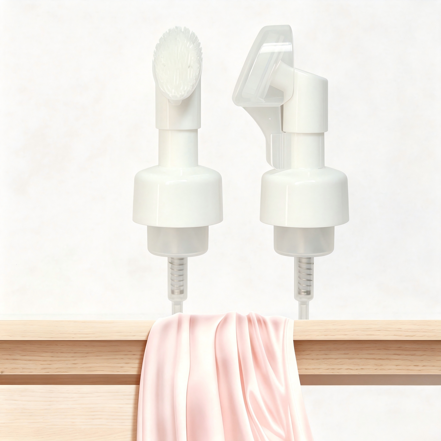 2-in-1 Silicone Brush Foam Pump 43/400 | OEM Custom