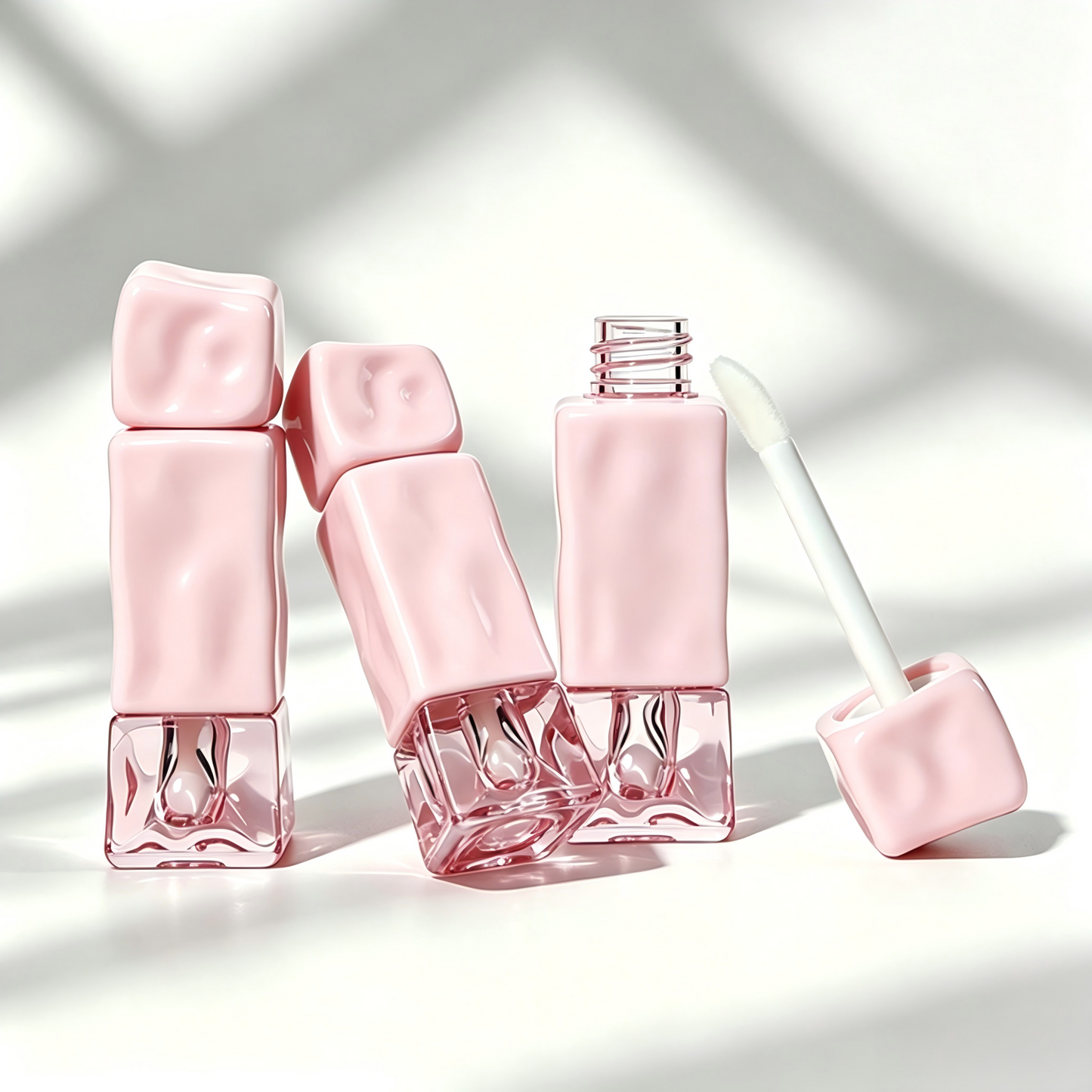 Square Lip Gloss & Lip Mud Tube – Cloud Texture | ABS+AS | 71mm