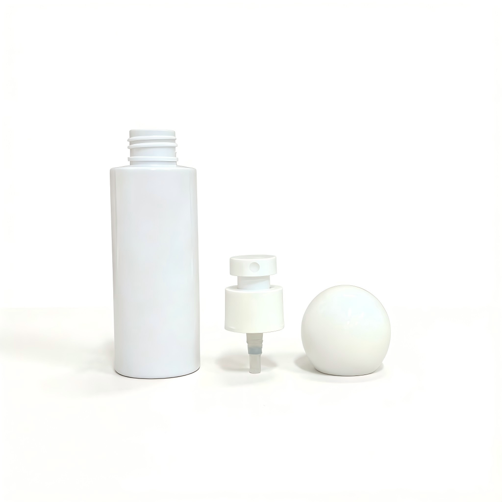 100ml 120ml 150ml Round Ball Cap PET Lotion Pump Bottle | Serum Essence Cosmetic Dispenser | OEM