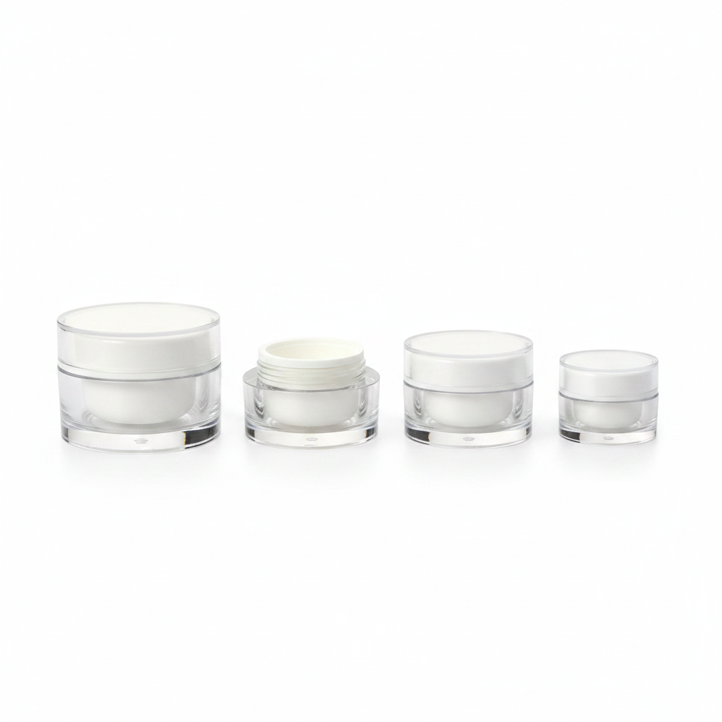 Acrylic Cream Jar 15g-50g | Face Cream | OEM Custom