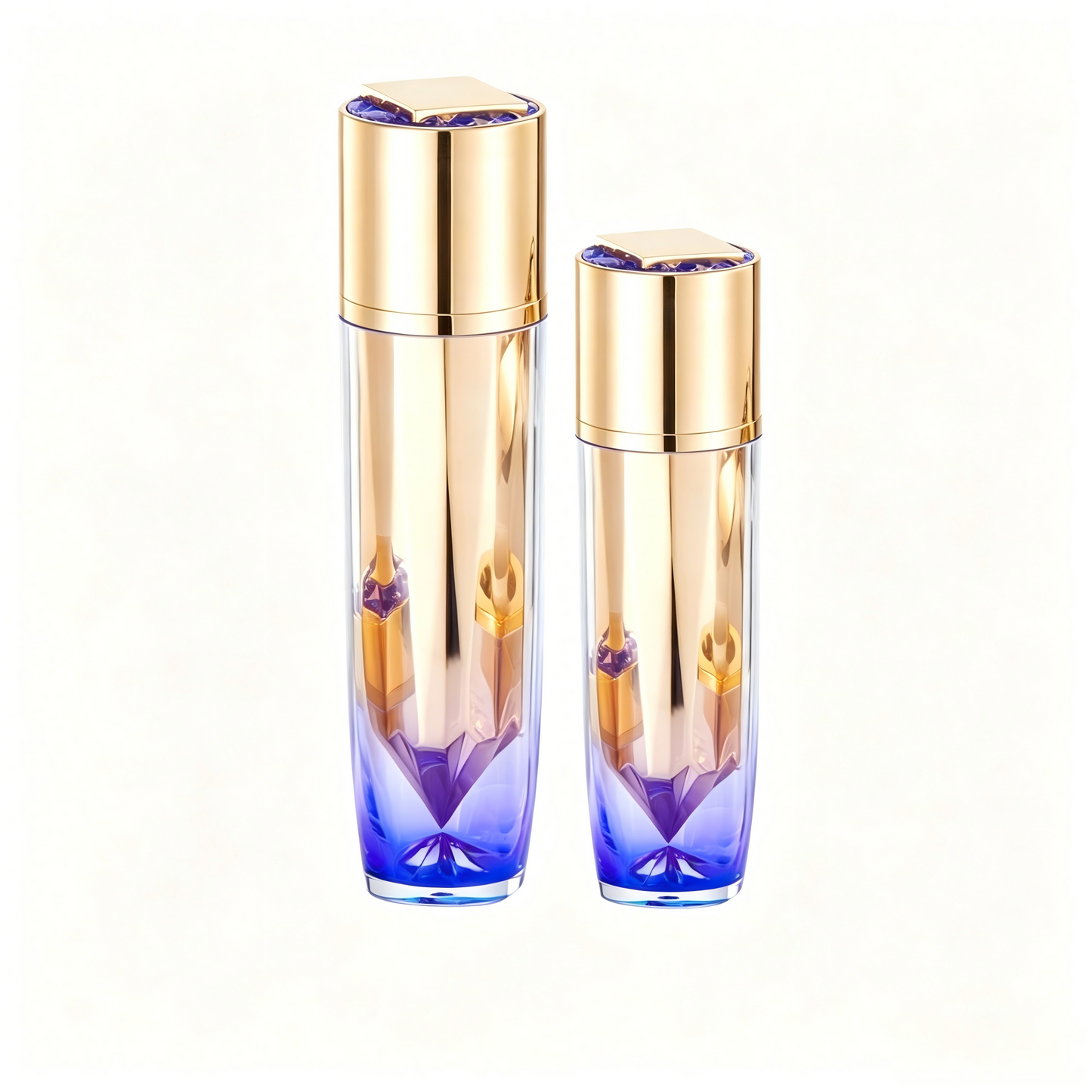 Acrylic Lotion Bottle & Cream Jar Skincare Packaging Set | OEM Cosmetic Packaging