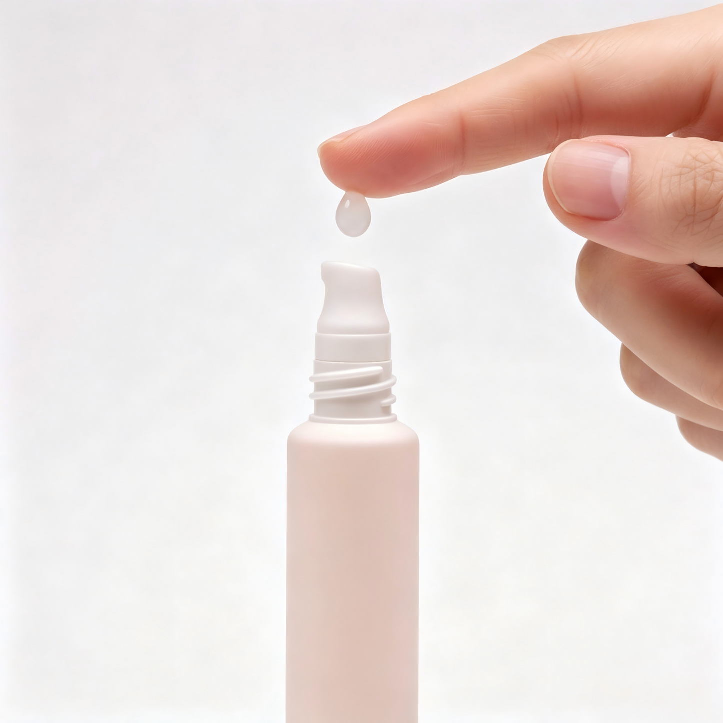 Slim Cylinder Lotion Pump Bottle with Clear Cap – Custom Cosmetic Packaging