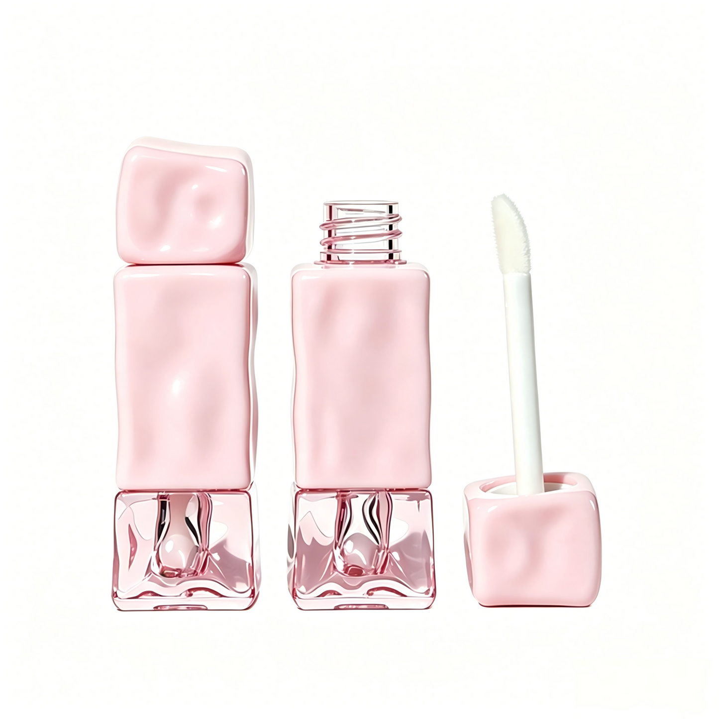 Square Lip Gloss & Lip Mud Tube – Cloud Texture | ABS+AS | 71mm