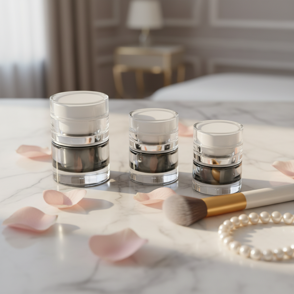 Acrylic Cream Jar 15g-50g | Face Cream | OEM Custom