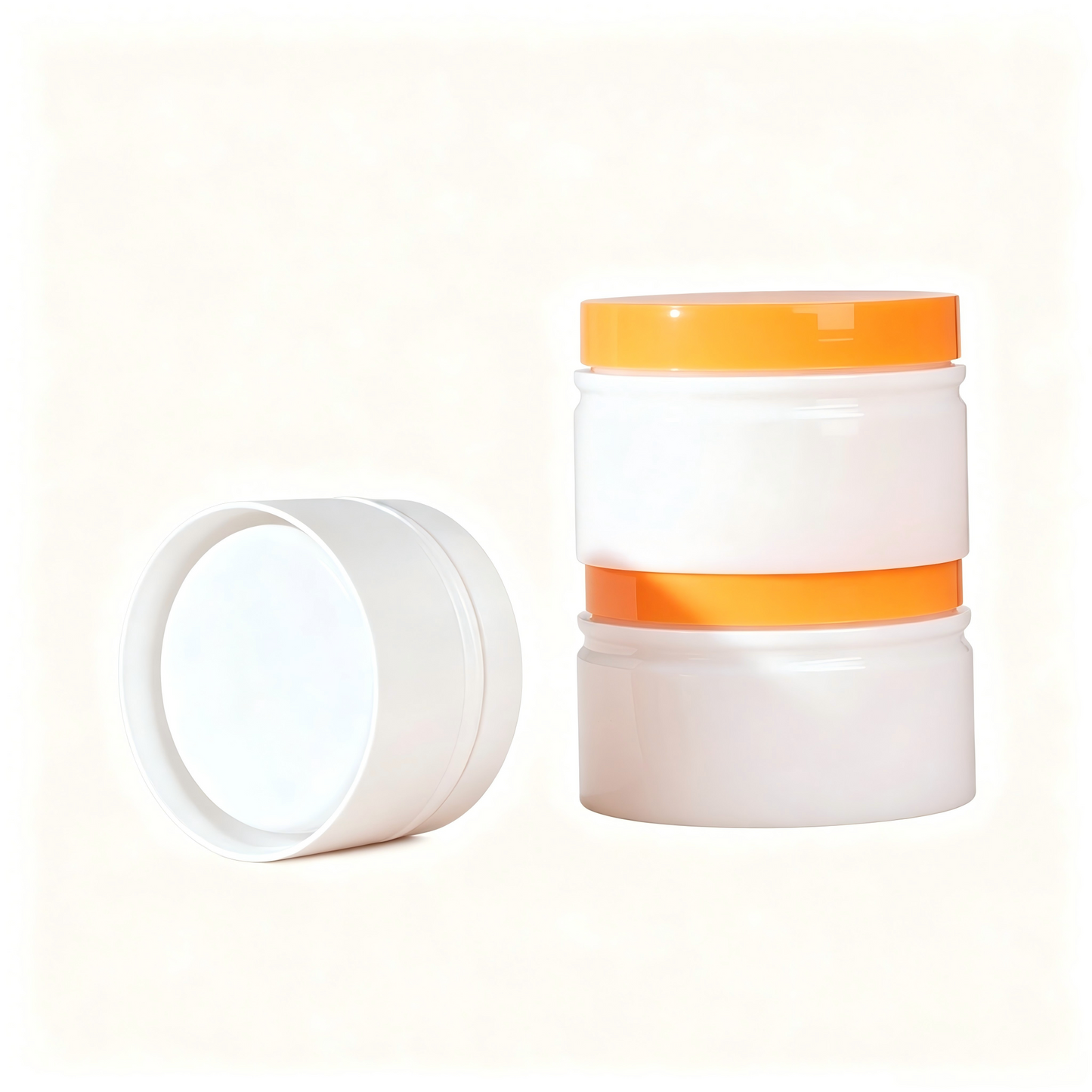 Plastic Cream Jar | OEM Cosmetic Packaging for Face Cream & Moisturizer
