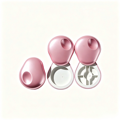 Oval Irregular Magnetic Eyeshadow Case | Single / 5-Pan Rotating Push-Pull | ABS+AS Plastic | In Stock