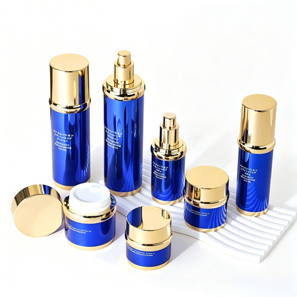 Acrylic Toner Lotion Bottle & Cream Jar Set | OEM Skincare Packaging