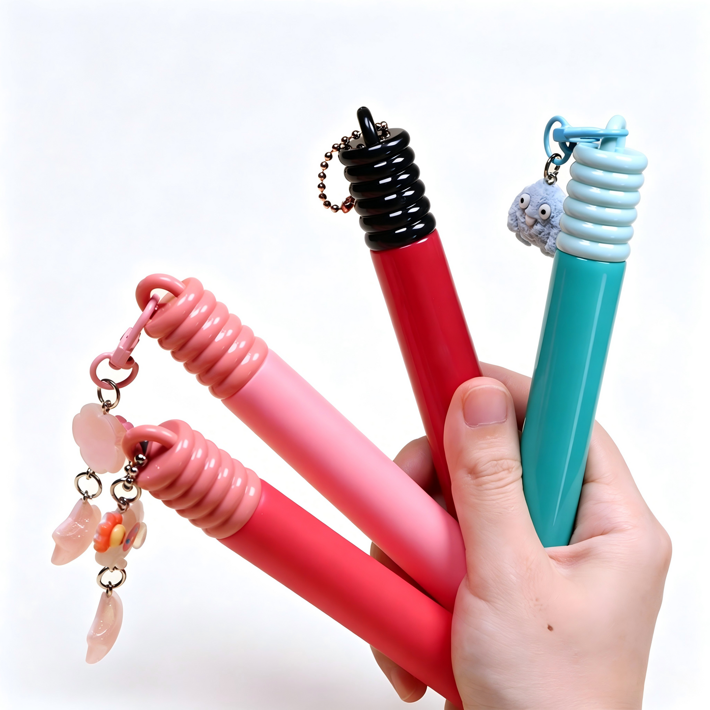 Cute Cartoon Lip Gloss Tube with Charm Cap & Star Pendant – Custom Cosmetic Packaging