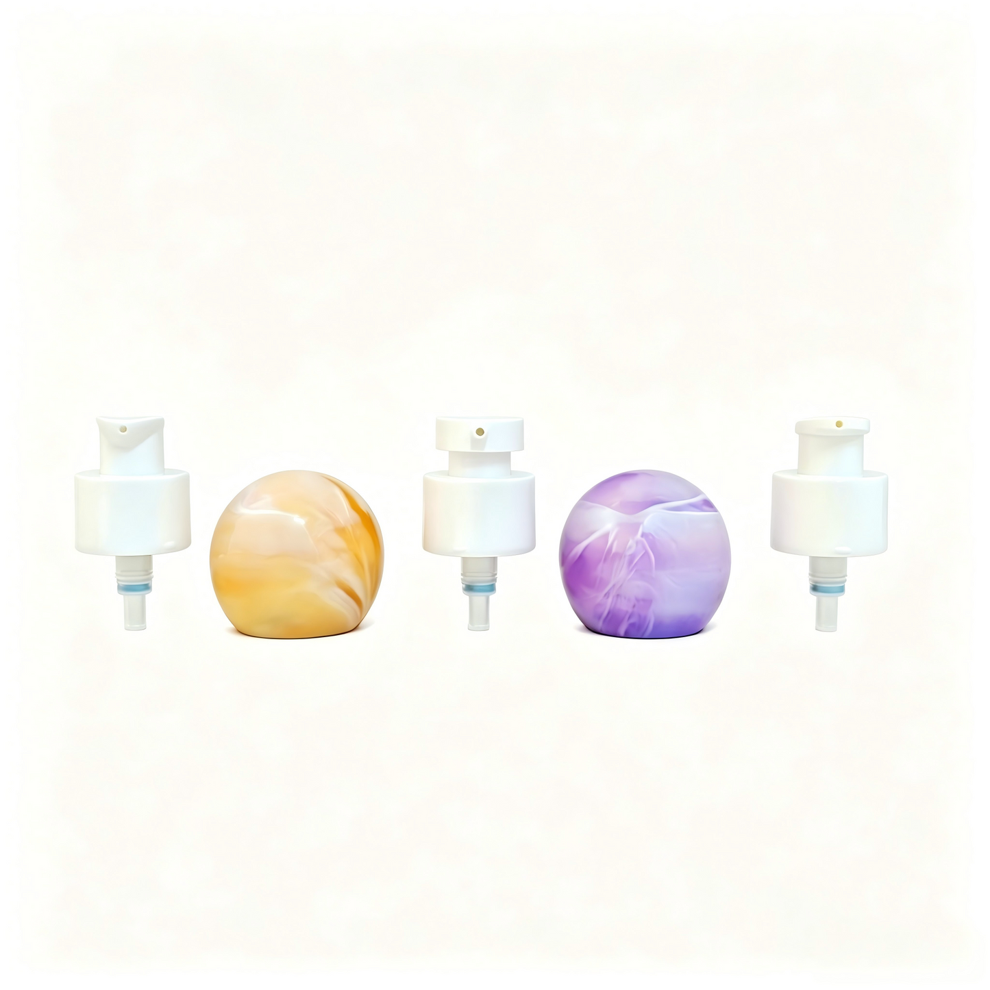Lotion Pump 24/410 Round Ball | Stone Texture | OEM