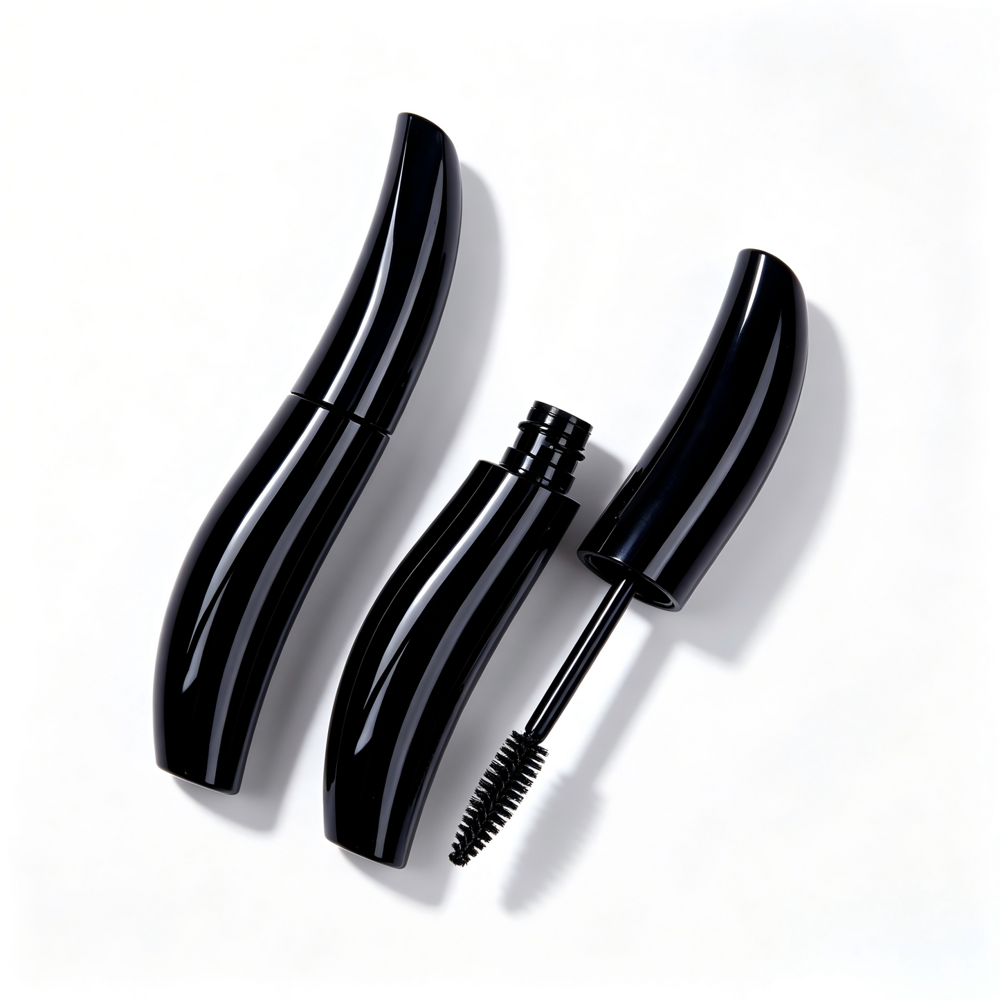 LIYAN Curved S-Shape Mascara Tube LYH004 | OEM Eye Makeup Packaging