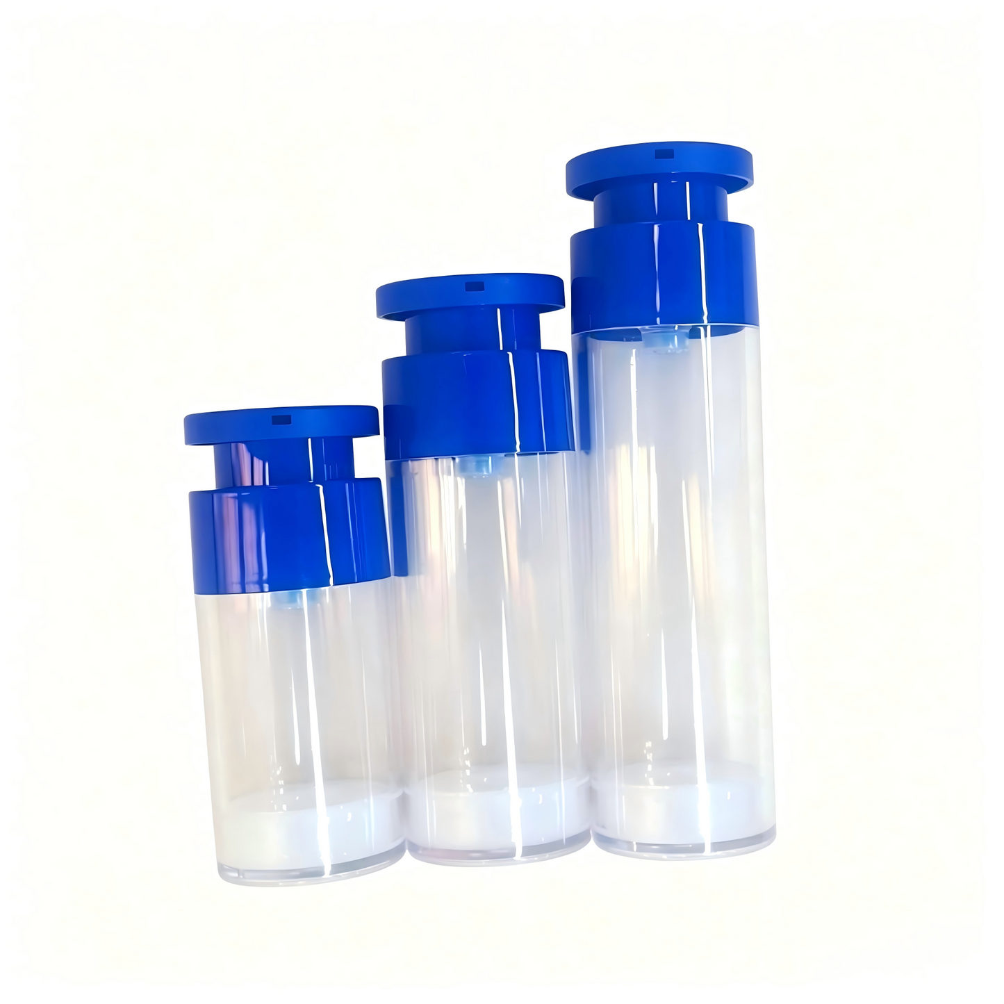 50ml 80ml 110ml Twist-Lock Airless Pump Bottle | Vacuum Serum Lotion Dispenser | OEM