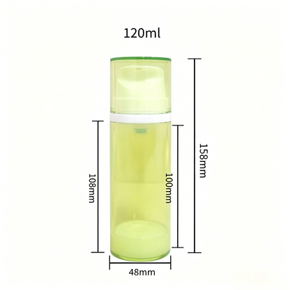 120ml Airless Vacuum Pump Bottle | Serum Lotion Essence Dispenser | OEM