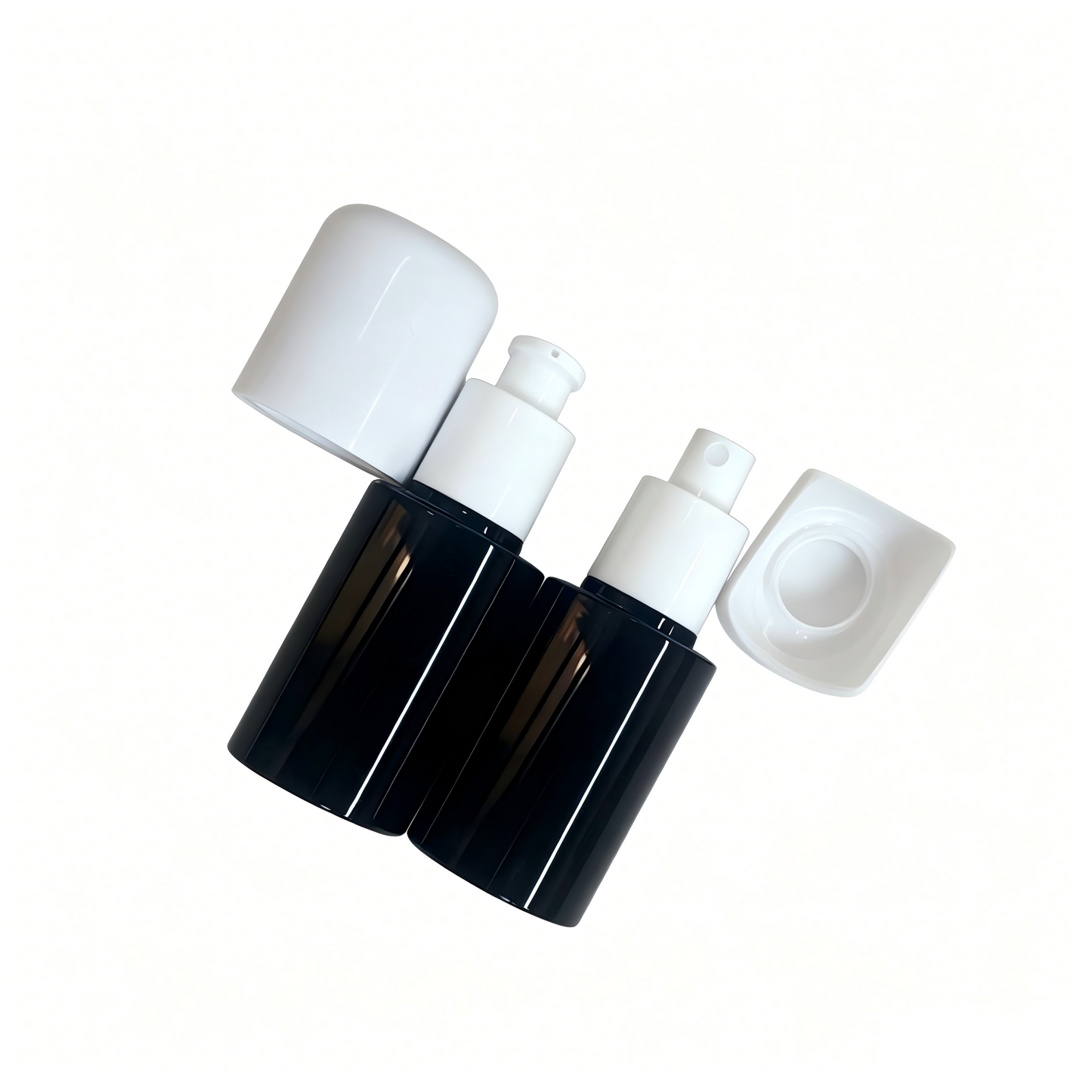 60ml Thick-Wall PETG Lotion Pump & Spray Bottle | Serum Essence Travel Refill | OEM