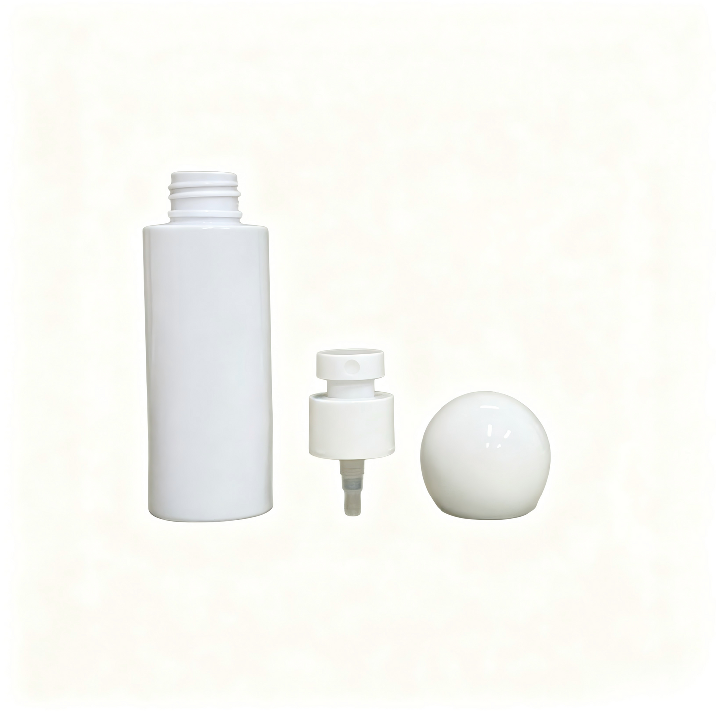 100ml 120ml 150ml Round Ball Cap PET Lotion Pump Bottle | Serum Essence Cosmetic Dispenser | OEM