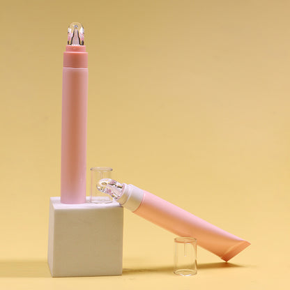 Pink Eye Cream Roller Pen Tube with Massaging Ball Applicator | Cosmetic Packaging