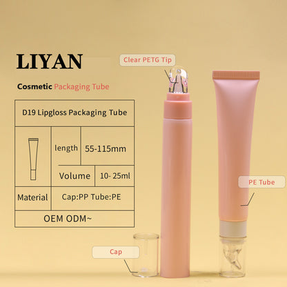 Pink Eye Cream Roller Pen Tube with Massaging Ball Applicator | Cosmetic Packaging