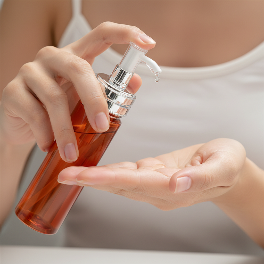 120ml lotion pump bottle - usage scene