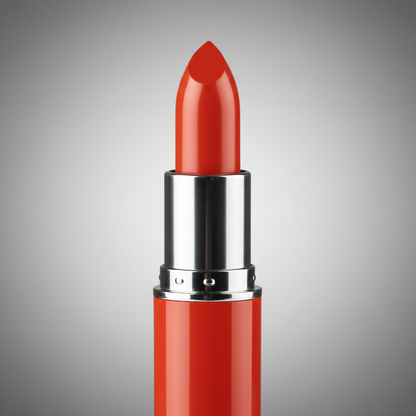 LYH002 lipstick tube chrome collar close-up detail shot