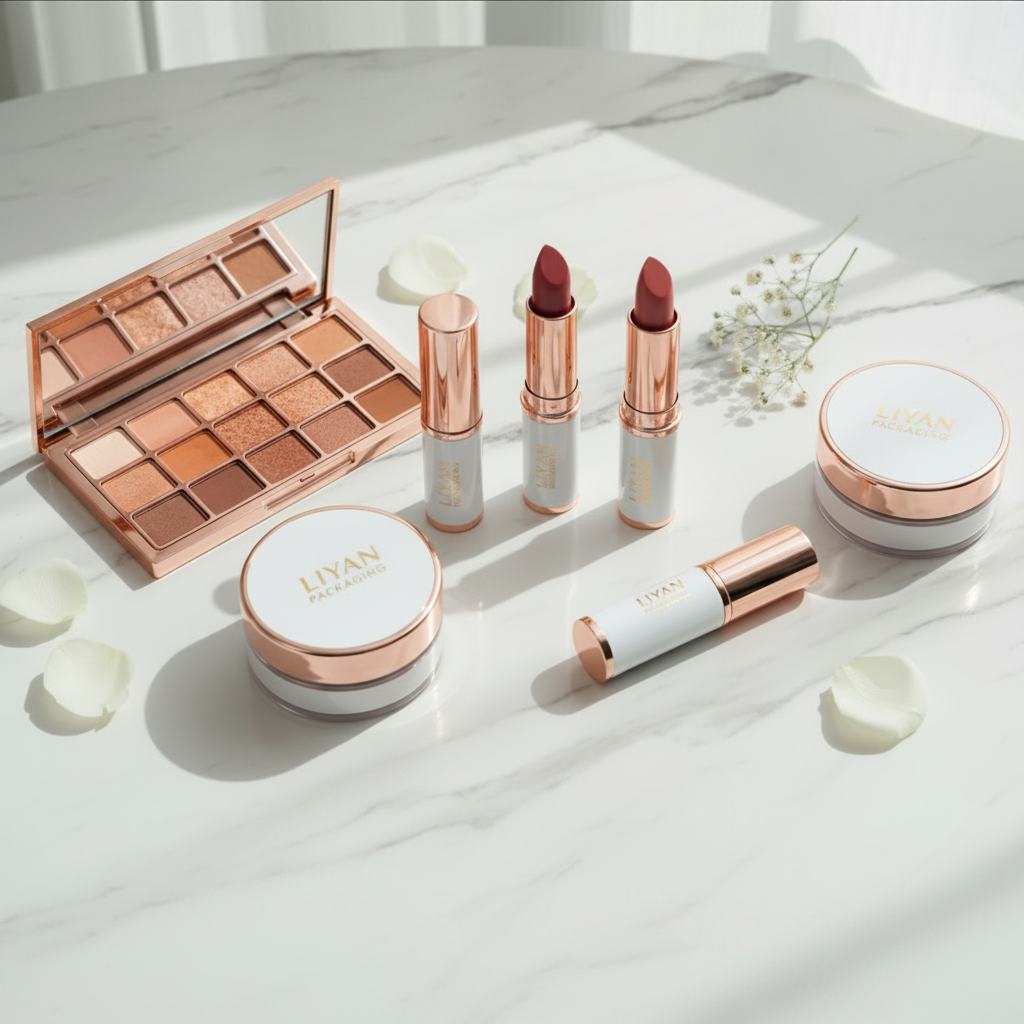 LIYAN PACKAGING 彩妆套装 1:1 白色背景